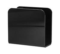 FTVOGUE Porte-Serviettes Porte-Serviettes Distributeur de en Papier Vertical Acrylique Noir Design Moderne pour Table de Cuisine Restaurant café Maison