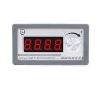 FTVOGUE Potentiomètre Numérique 10K avec Affichage 4 Chiffres | Contrôleur Vitesse PWM, Réglage Précision, Boîtier ABS, pour Moteur DC, Onduleur, Programmabilité