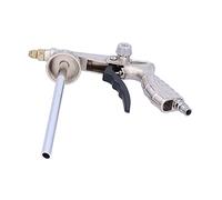 FTVOGUE Pulvérisateur de Peinture Pistolet de Pulvérisation de Revêtement en Alliage d'aluminium Réglable G1 4 Filetage Mâle 150 PSI 270 ML Sortie S Distance de Pulvérisation de 20 Cm pour la