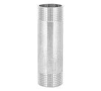FTVOGUE Raccord fileté en Acier Inoxydable 304, Mamelon Mâle NPT 1 Pouce | Résistant à la Corrosion, Résistant aux Chocs, pour Extension et Connexion de Tuyaux, Compatible avec les Tuyaux NPT Standard