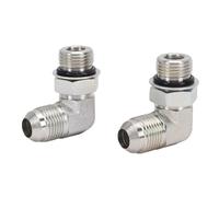 FTVOGUE Raccord Hydraulique 1/4 Pouce Coude 90 Degrés, pour Systèmes de