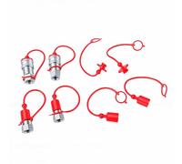FTVOGUE Raccord Rapide Hydraulique, Clapet à Pointeau 1/4in