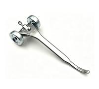 FTVOGUE Rake de Joint de Roue de Patin, Rouleau zingué à Double Roue, Cadre en Aluminium, Poignée Ergonomique Professionnelle pour les Joints de Carrelage, les Joints de Cloisons (HT202036 Naturel)