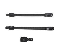 FTVOGUE Rallonge D'arbre Flexible de 1/2 Pouce, Barre D'extension de Douille de 250 Mm avec Joint Universel à 45 Degrés et Verrouillage à Ressort pour liquet Réparation Automobile