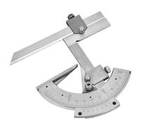 FTVOGUE Rapporteur de Biseau Universel, Règle de Mesure D'angle de Précision 0-320 ° avec Bouton de Réglage Fin pour le Traçage D'angle Intérieur et Extérieur