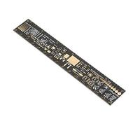 FTVOGUE Règle de Carte de Circuit imprimé, échelle d'ingénierie de PCB, Outil de Mesure Multifonctionnel de 15 Cm avec Rapporteur et Référence de Pas IC pour les étudiants en Génie électronique et la