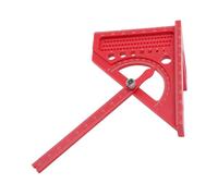 FTVOGUE Règle de Mesure Multi-angle 3D, Rapporteur carré Précis pour les Projets de Menuiserie - Aluminium Léger ABS - 1 Pièce