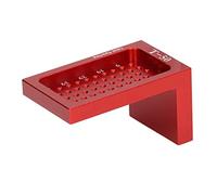 FTVOGUE Règle de Positionnement de Trou de Travail du Bois d'outil de Traçage de Type L en Alliage d'aluminium, Jauge de Marquage de Mesure T50 avec Calibrage croisé, pour le Marquage et le