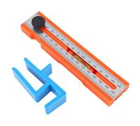 FTVOGUE Règle de Traçage Multi-angle avec Réglage Coulissant du Niveau à Bulle pour les Projets de Menuiserie et D'artisanat