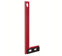 FTVOGUE Règle de Type L pour Menuiserie, Jauge de Marquage en Alliage d'aluminium avec Trous de Positionnement, Outil de Mesure Impérial, carré de Disposition de 200 Mm pour une Utilisation en (300