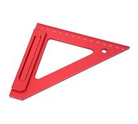 FTVOGUE Règle Triangulaire pour le Travail du Bois, Outil de Mesure de