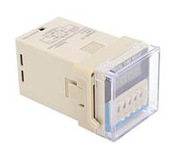 FTVOGUE Relais temporisé Relais temporisé à Affichage Numérique LED ATS48A 1ZDC12V Composant électronique en Plastique avec Réglage Réglable Contrôle Numérique de Haute Précision pour les