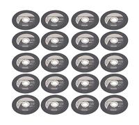 FTVOGUE Roue à Tronçonner 20 Pièces Disque de Coupe en Carborundum 125 Mm X 22 Mm Roue de Meuleuse d'angle Ultra Fine pour la Coupe du Métal, de l'acier Inoxydable, du Fer et du Plastique pour