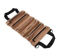 FTVOGUE Sac à Outils Enroulable avec 6 Poches à Fermeture éclair,