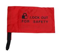 FTVOGUE Sac de Verrouillage de Prise électrique, Sac de Verrouillage de Prise en Tissu Polyester avec Serrure et 2 Clés pour éviter l'usure pour équipement de Levage de Grue de Contrôle Industriel