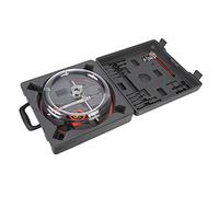 FTVOGUE Scie Cloche, Coupe-trou Réglable en Acier au Carbone de 40 Mm à 200 Mm avec Couvercle Anti-poussière en ABS, Ensemble d'outils de Perçage pour les Ouvertures de Lumière Encastrées, le