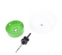 FTVOGUE Scie Cloche de 10,2 Cm avec Collecteur de Poussière, Coupe-trou pour Lumières Encastrées Bi-Métal pour éclairage LED encastré, HSS 102 Mm pour Plafond en Métal, Cloison Sèche, Rénovation de