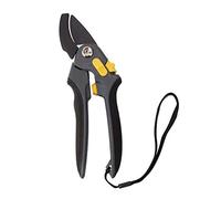FTVOGUE Sécateur de Jardin, Lames à Double Ouverture 16mm et 14mm | Bord en acier recouvert de PTFE SK5, enclume en acier au carbone moyen, poignée en nylon TPR, coupe-bordure pour plantes de