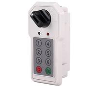 FTVOGUE Serrure à Code d'armoire, Serrure à Code ABS, à Mot de Passe avec Combinaison à 6 Chiffres, clé Principale et Indicateur LED, 9,5 X 5 X Cm pour Armoires, Armoires de Rangement, Tiroirs
