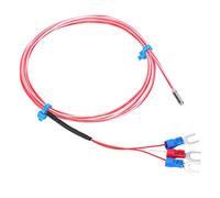 FTVOGUE Sonde de Température PT100 RTD, Lot de 3 Capteurs de Température étanches avec Fil de Platine de 10 Mm, Plage de -50 °C à 572 °F, Câble de 2 M pour CVC Industriel, des Aliments (#2)