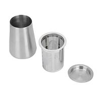 FTVOGUE Tamis à café en Acier Inoxydable 304 - Filtre et Tamiseur de Poudre avec Découpée au et Base Antidérapante - Accessoire pour Moulin à café et Machine à Expres