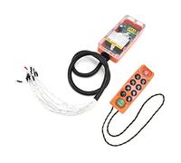 FTVOGUE Télécommande de Grue sans Fil, Interrupteur Radio Industriel H23C ++ avec Moniteur de Puissance LED 400 Canaux, Portée de 100M pour Palan électrique (plastique 2)