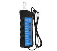 FTVOGUE Testeur de Clôture électrique Portable Détecteur de Tension de Clôture ABS 8 Néons 600 à 7000 V Aucune Batterie Nécessaire pour Ferme, Maison, Jardin, Chevaux, Moutons, Animaux Domestiques,