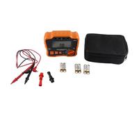 FTVOGUE Testeur d'isolation Mégohmmètre Numérique Compteur d'isolation en Silicone ABS 100 V 500 V 1000 Rétroéclairage LCD 0,1 MΩ à 2000 MΩ Compteur de Tension CA pour les Tests 'équipements