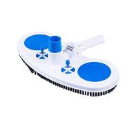FTVOGUE Tête d'aspirateur de Piscine, Brosse à Tête d'aspiration Flexible Lestée en ABS de 13,5 Pouces avec Double Valve et Clip à Dégagement Facile, Tuyau de 1,25 ou 1,5 Pouces pour Piscine