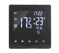 FTVOGUE Thermostat de Chauffage au Sol WiFi, Contrôleur de Température Tactile AC 90 à 240 V, Panneau PC à Double Affichage avec Sortie 16 A et Câble de pour Chauffage électrique Domestique (WiFi)