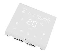 FTVOGUE Thermostat Intelligent, Contrôleur de Température WiFi avec écran LCD Tactile ABS PC, 16 A AC90 à 240 V, Contrôle à Distance par Application, Calibrage de la Pièce pour le Chauffage au Sol