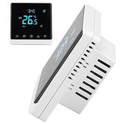 FTVOGUE Thermostat Intelligent LCD AC220V, avec Capteur et Boîtier Ignifuge PC+ABS, pour Contrôle de Température de Ventilateur de Climatisation