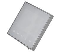 FTVOGUE Thermostat Numérique, Contrôleur de Température de Climatisation à écran Tactile LCD AC 220 V, Boîtier PC ABS, Thermostat d'hôtel à Montage Mural pour Le Contrôle du Climat Ambiant (Gray)