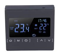 FTVOGUE Thermostat Tactile Numérique, Régulateur de Température avec Boîtier ABS, 16A, pour Plancher Chauffant, Systèmes de Chauffage électrique