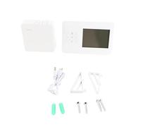 FTVOGUE Thermostat WiFi Intelligent, Contrôleur de Température Programmable avec Récepteur RF, Commande Vocale Compatible avec et Assistant, pour Chauffage Domestique par Chaudière à Gaz