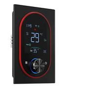 FTVOGUE Thermostat WiFi Intelligent, Thermostat à écran Tactile Programmable avec Programmation Hebdomadaire 5 + 1 + 1, Mode Vacances pour Système de Chauffage (Chauffage électrique avec WiFi)