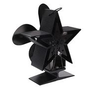 FTVOGUE Ventilateur de Poêle alimenté par la Chaleur, Ventilateur de | Support en Aluminium anodisé pour une Résistance aux Hautes Températures, Plage de Fonctionnement de 80 à 250 °C,