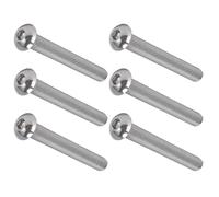 FTVOGUE Vis à Tête Bouton à Douille Hexagonale, Acier Inoxydable A2 304