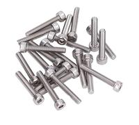 FTVOGUE Vis à Tête Creuse à Six Pans Creux, Vis à Six Pans Creux M4 en