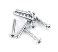 FTVOGUE Vis à Tête Fraîche Plate en Acier Inoxydable M4, qualité 304 pour | A2-70 Standard, 7 Longueurs de 8mm à 30mm, Résistant à la Corrosion, Idéal pour Assemblage confiné, Utilisation dans