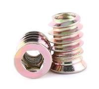 FTVOGUE Vis à tête hexagonale creuse M6x17mm acier zingué lot 20