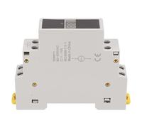 FTVOGUE Voltmètre monophasé, Voltmètre sur Rail DIN ABS, Mini Modulaire AC 80 V à 500 V, Affichage Numérique de Précision de 1 pour Cent pour l'installation de Panneaux d'électriciens