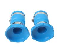 FUANA Adaptateur de tuyau d'aspiration pour piscine 15" Intex avec coupleur | Adaptateur de tuyau de rechange pour tuyau d'aspirateur Intex - Raccord de 38,1 cm à 315,1 cm - Avec colliers de serrage en