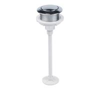 FUANA Bouton de chasse d'eau simple 38 mm, ABS pour bouton poussoir de rechange pour chasse d'eau standard, accessoire moderne pour couvercle de réservoir, doré