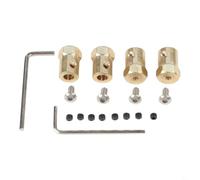 FUANA Extension de moyeu de roue en métal 5 mm à 12 mm adaptateur hexagonal pour WPL C14 B16 - Kit de mise à niveau de pièces de voiture 12 mm