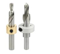 FUANA Guide de perçage HSS 90 mm, profilés en aluminium, outil de | Gabarit de guidage de perçage HSS M6M8 90 mm en aluminium, positionneur de poinçon avec butée de profondeur réglable