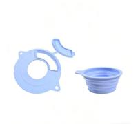 FUANA Housse en silicone conçue pour une utilisation résistante aux éclaboussures sur les mélangeurs verticaux et compatible avec les mélangeurs à tête inclinable courants (bleu)