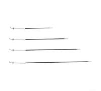 FUANA Kit d'allumage de grille à 4 prises pour barbecues à gaz de 91,4 cm - Générateur d'étincelles piézoélectrique fiable avec électrodes et fils, pièces de rechange faciles à installer pour la