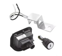 FUANA Kit d'allumage électronique pour barbecue à gaz Weber Q1200 Q2200, compatible avec les séries Q120 Q220, remplace l'allumeur 64868 avec fil d'électrode en céramique