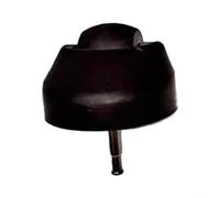 FUANA Lot de 1 roue avant Ecovacs pour Deebot T20, T30, T10, X1, Omni et T30 Pro, roulette en caoutchouc avec installation facile pour tous les types de sols